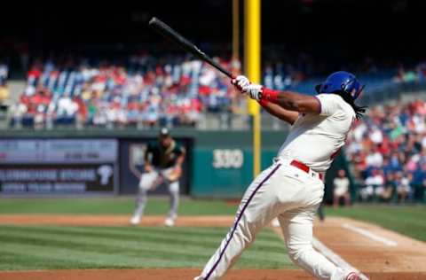 Franco will need more than home runs for major playing time. Photo by Rich Schultz/Getty Images.