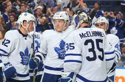 BUFFALO, NY – MARCH 15: Travis Dermott