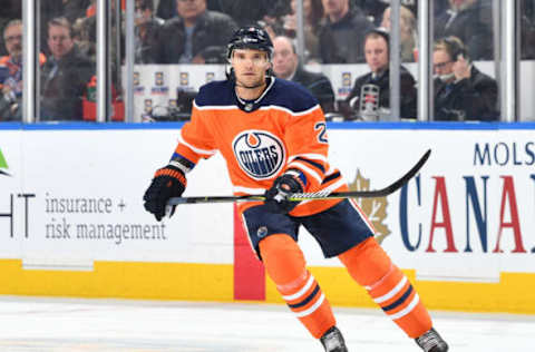 EDMONTON, AB – MARCH 14: Andrej Sekera #2 of the Edmonton Oilers skates during the game against the San Jose Sharks on March 14, 2018 at Rogers Place in Edmonton, Alberta, Canada. (Photo by Andy Devlin/NHLI via Getty Images) *** Local Caption *** Andrej Sekera