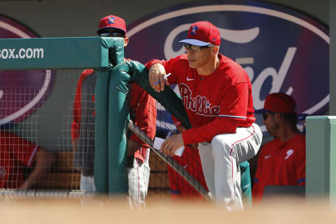 The second move was replacing the skipper with Girardi and his staff because superstar Harper didn’t lead the Phillies to the promised land. Photo by Michael Reaves/Getty Images.