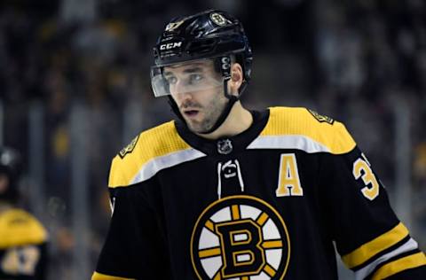 BOSTON, MA – FEBRUARY 13: Patrice Bergeron