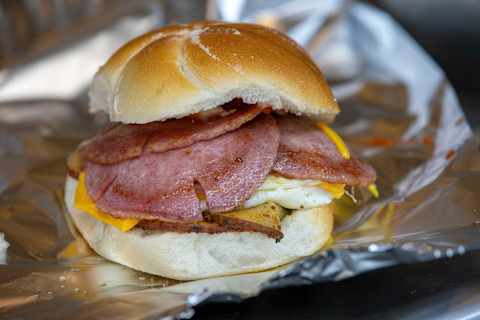 “Belly Buster” breakfast sandwich, (Syndication: Asbury Park Press)