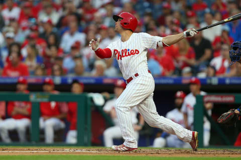 Kingery is starting to break out of his first MLB slump. Photo by Rich Schultz/Getty Images.