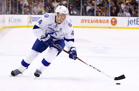 BOSTON, MA – APRIL 25: Vincent Lecavalier (Photo by Jared Wickerham/Getty Images)