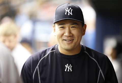 Jul 30, 2016; St. Petersburg, FL, USA; New York Yankees pitcher 