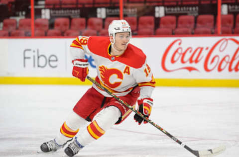 Matthew Tkachuk #19, Calgary Flames (Photo by Matt Zambonin/Freestyle Photography/Getty Images)