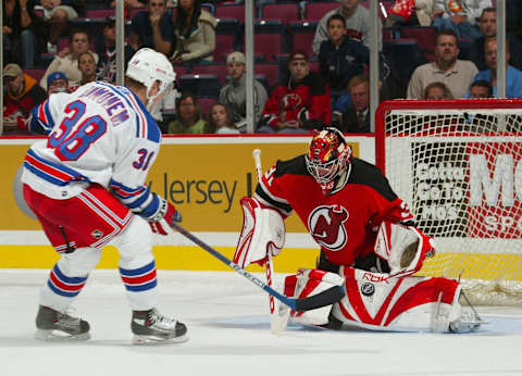 Ari Ahonen #31 of the New Jersey Devils (Photo by Bruce Bennett/Getty Images)