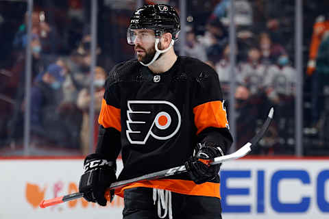 Keith Yandle #3 of the Philadelphia Flyers (Photo by Tim Nwachukwu/Getty Images)