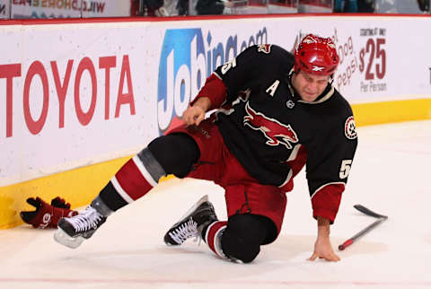 Ed Jovanovski #55, Phoenix Coyotes (Photo by Christian Petersen/Getty Images)