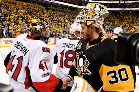 Matt Murray #30 of the Pittsburgh Penguins (Photo by Jamie Sabau/Getty Images)