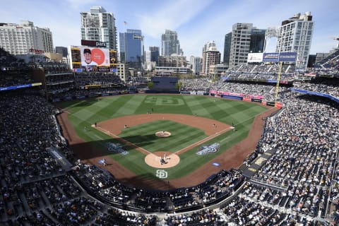 SAN DIEGO, CA – APRIL 7: A general view on opening day during the first inning of a baseball game between the San Francisco Giants and the San Diego Padres at PETCO Park on April 7, 2017 in San Diego, California. (Photo by Denis Poroy/Getty Images)