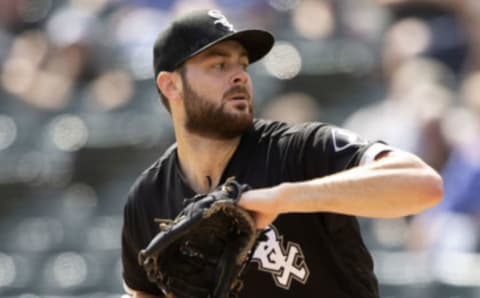 Lucas Giolito of the Chicago White Sox. (Photo by Ron Vesely/MLB Photos via Getty Images)