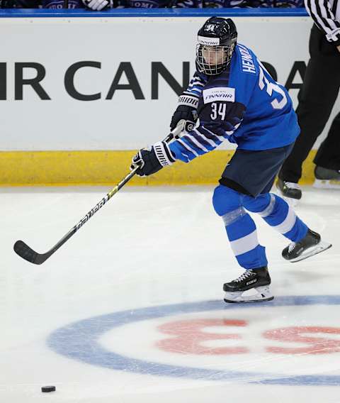 Finland, Ville Heinola #34 (Photo by Kevin Light/Getty Images)