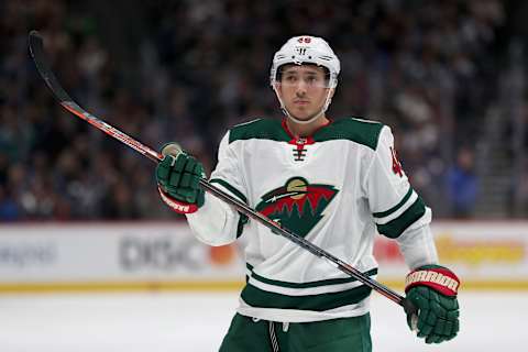 Jared Spurgeon #46 of the Minnesota Wild. (Photo by Matthew Stockman/Getty Images)