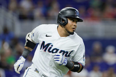 Luis Arraez, AL batting champ traded during the off-season.  Sam Navarro-USA TODAY Sports