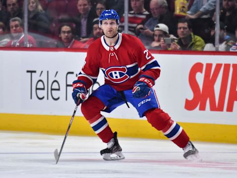 Karl Alzner #27 of the Montreal Canadiens (Photo by Minas Panagiotakis/Getty Images)