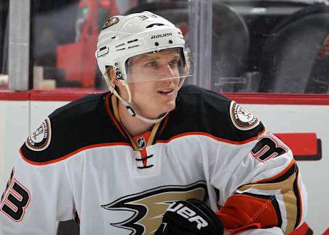 Jakob Silfverberg #33 of the Anaheim Ducks (Photo by Christopher Pasatieri/Getty Images)