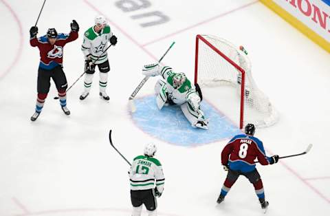 Mikko Rantanen #96 of the Colorado Avalanche (Photo by Jeff Vinnick/Getty Images)