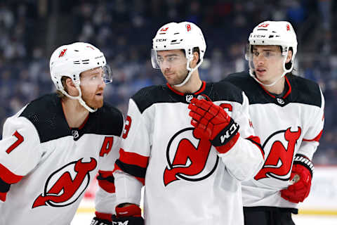 New Jersey Devils defenseman Dougie Hamilton (7),: James Carey Lauder-USA TODAY Sports