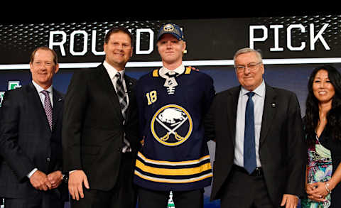 Jun 22, 2018; Dallas, TX, USA; Rasmus Dahlin Mandatory Credit: Jerome Miron-USA TODAY Sports