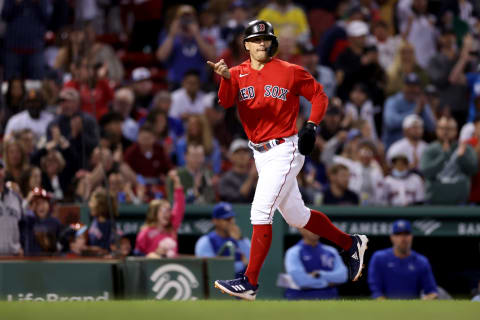 Enrique Hernandez of the Boston Red Sox. (Photo by Maddie Meyer/Getty Images)