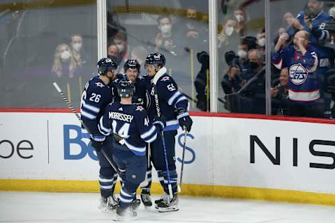 Winnipeg Jets, Nikolaj Ehlers (27). Mandatory Credit: Terrence Lee-USA TODAY Sports