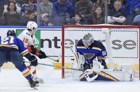 ST. LOUIS, MO – DECEMBER 16 2018: (Photo by Scott Rovak/NHLI via Getty Images)