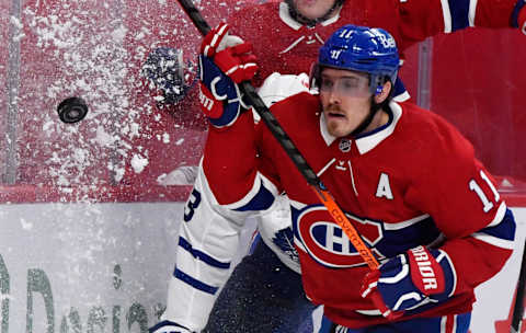 May 29, 2021; Montreal, Quebec, CAN; Montreal Canadiens Brendan Gallagher Mandatory Credit: Eric Bolte-USA TODAY Sports