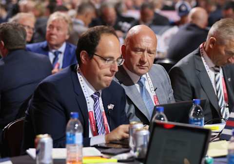 MONTREAL, QUEBEC – JULY 08: Jarmo Kekäläinen of the Columbus Blue Jackets attends the 2022 NHL Draft at the Bell Centre on July 08, 2022 in Montreal, Quebec. (Photo by Bruce Bennett/Getty Images)