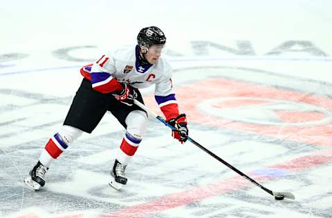 Alexis Lafreniere. (Photo by Vaughn Ridley/Getty Images)