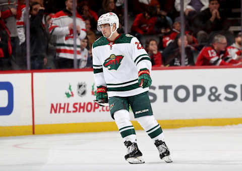 Kevin Fiala #22 of the Minnesota Wild. (Photo by Elsa/Getty Images)