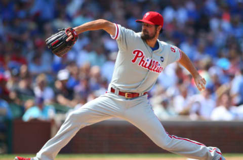 After the First Inning of His Final Game for the Phillies, Hamels Fired a No-Hitter. Photo by Caylor Arnold – USA TODAY Sports.