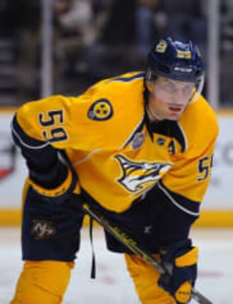 Nashville Predators defenseman Roman Josi (59). Mandatory Credit: Christopher Hanewinckel-USA TODAY Sports