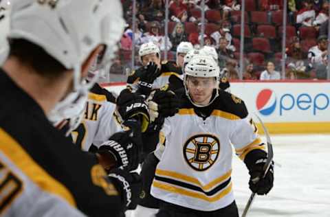 GLENDALE, AZ – OCTOBER 14: Jake DeBrusk