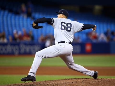 The Phillies may take a flier on Betances with an incentive-ladened offer. Photo by Vaughn Ridley/Getty Images.