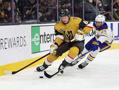 Kaedan Korczak of the Vegas Golden Knights. (Photo by Ethan Miller/Getty Images)