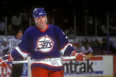 Keith Tkachuk #7, Winnipeg Jets (Photo by Mitchell Layton/Getty Images)