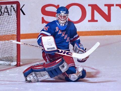 John Vanbiesbrouck. (Photo by Graig Abel/Getty Images)