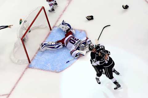 Alec Martinez #27 of the Los Angeles Kings. (Photo by Bruce Bennett/Getty Images)