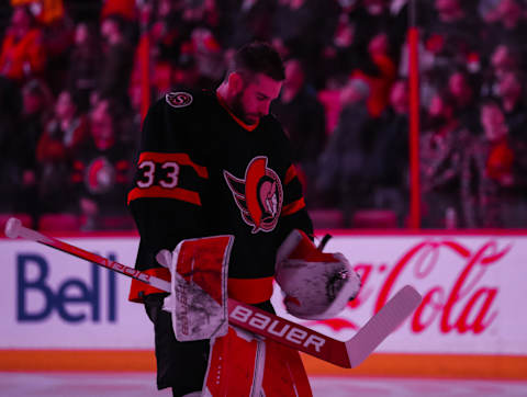 Cam Talbot started most of the Ottawa Senators’ games, but is now heading to free agency. (Photo by Chris Tanouye/Freestyle Photography/Getty Images)