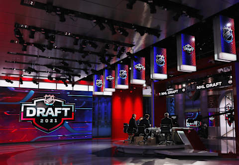 2021 NHL Entry Draft at the NHL Network studios. (Photo by Bruce Bennett/Getty Images)