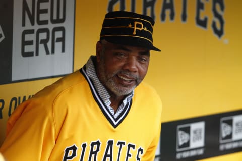 PITTSBURGH, PA – MAY 21: Dave Parker of the 1979 World Champion Pittsburgh Pirates looks on before interleague play between the Pittsburgh Pirates and the Baltimore Orioles at PNC Park May 21, 2014 in Pittsburgh, Pennsylvania. (Photo by Justin K. Aller/Getty Images)