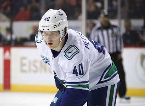 Elias Pettersson #40, Vancouver Canucks (Photo by Bruce Bennett/Getty Images)