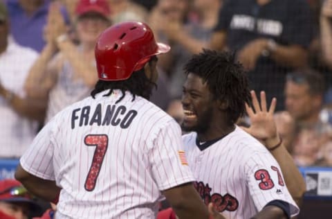 Franco and Herrera Are Saving This Campaign with Their Bats. Photo by Mitchell Leff/Getty Images.