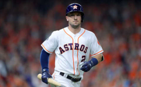 Alex Bregman of the Houston Astros. (Photo by Alex Trautwig/MLB Photos via Getty Images)