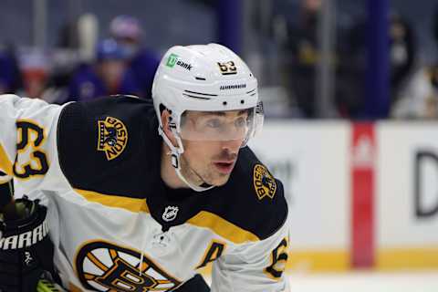 Brad Marchand #63 of the Boston Bruins. (Photo by Bruce Bennett/Getty Images)