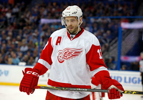 Pavel Datsyuk #13, Detroit Red Wings (Photo by Mike Carlson/Getty Images)