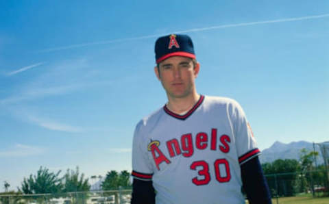 Nolan Ryan, California Angles pitcher.