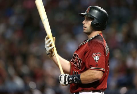 PHOENIX, AZ – SEPTEMBER 09: Paul Goldschmidt #44 of the Arizona Diamondbacks bats against the Atlanta Braves during the first inning of an MLB game at Chase Field on September 9, 2018 in Phoenix, Arizona. (Photo by Ralph Freso/Getty Images)