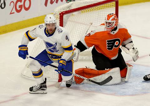 Buffalo Sabres left wing Taylor Hall (4). Mandatory Credit: Timothy T. Ludwig-USA TODAY Sports